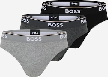 Slip BOSS en gris : devant