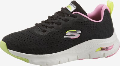 SKECHERS Sneaker in limone / hellpink / schwarz / weiß, Produktansicht