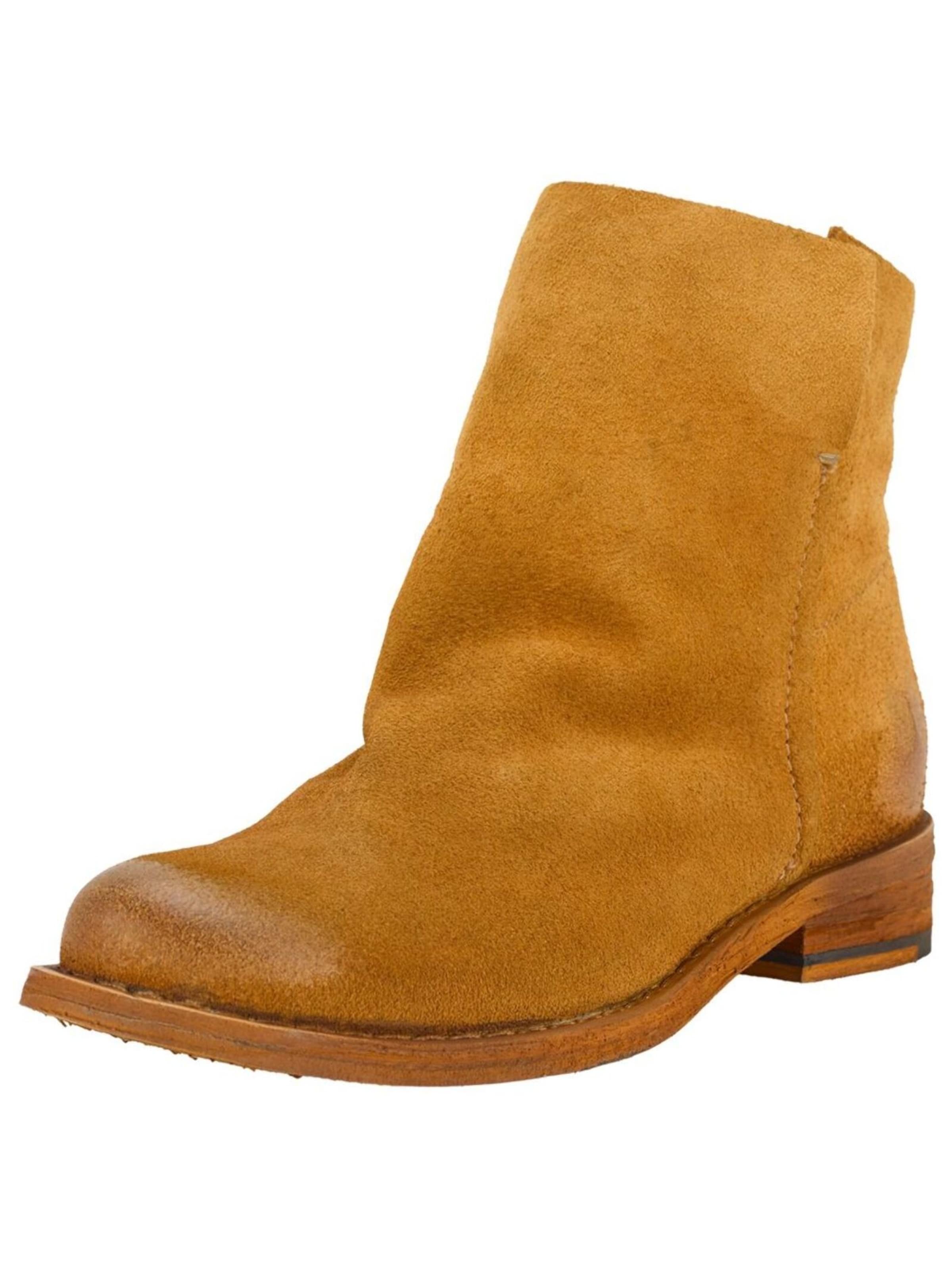 FELMINI Enkellaarsje in Beige: voorkant