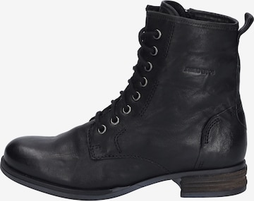 JOSEF SEIBEL Veterlaarsjes 'Sanja' in Zwart: voorkant