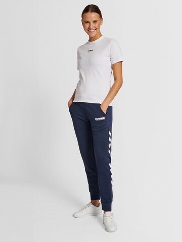 Hummel Tapered Workout Pants 'Legasy' in Blue