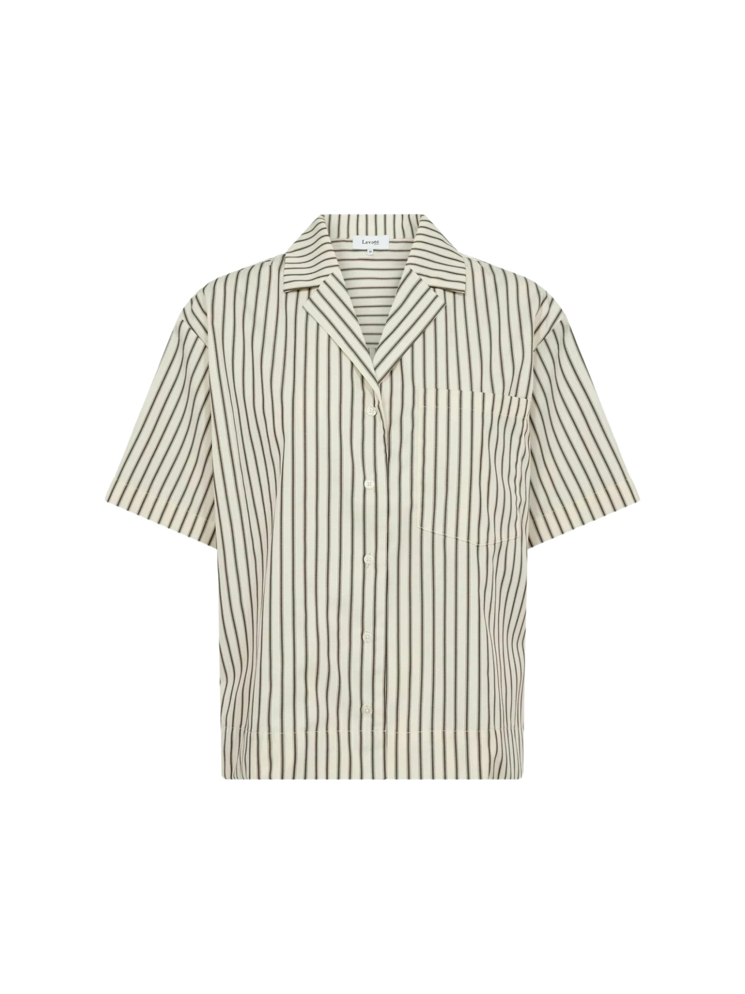 Levete Room Blouse in Bruin: voorkant