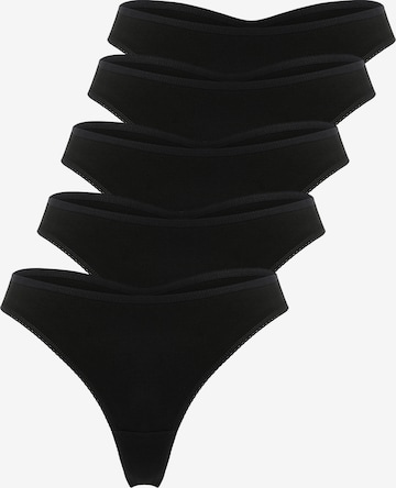 Trendyol Thong in Black: front