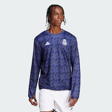 T-Shirt fonctionnel 'Real Madrid Pre-Match' ADIDAS PERFORMANCE en bleu : devant