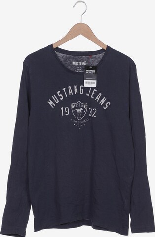 MUSTANG Langarmshirt L in Blau: predná strana