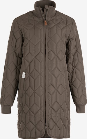 Weather Report Outdoor Coat 'Nokka' in Brown: front