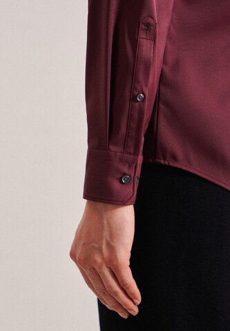 SEIDENSTICKER Slim fit Business shirt in Purple