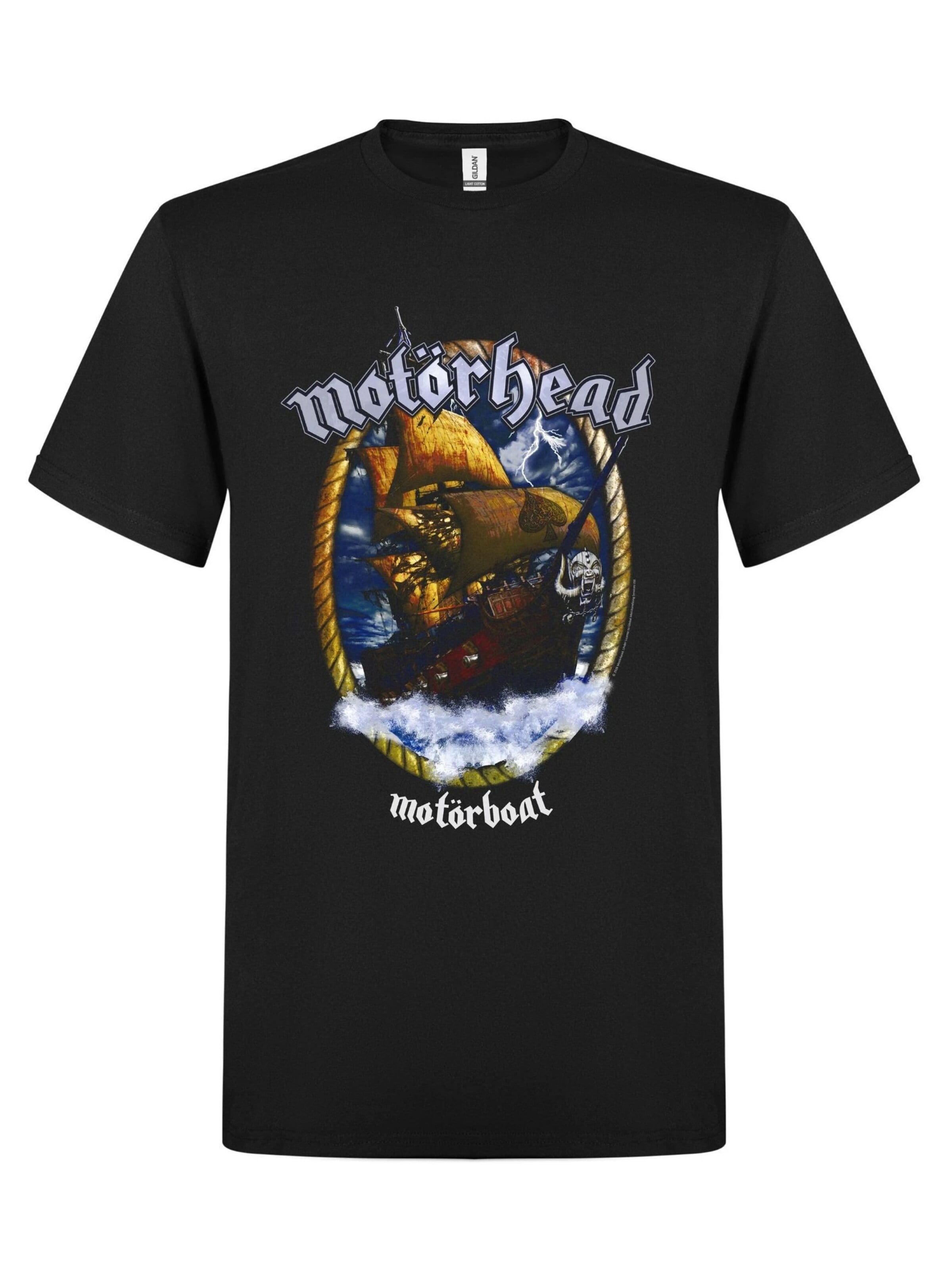 Motörhead Shirt 'Motörboat' in Black: front