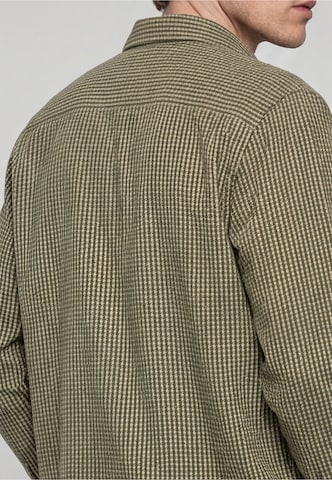 INDICODE JEANS Regularny krój Koszula 'Valven' w kolorze zielony