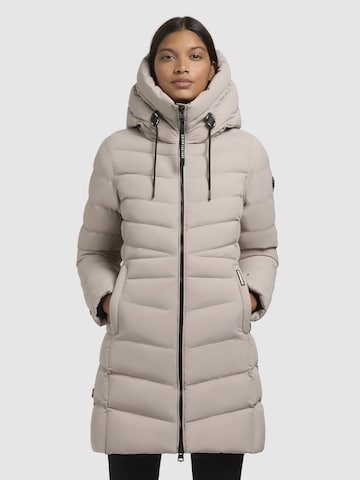 khujo Winterjas 'Tuhani4' in Beige: voorkant