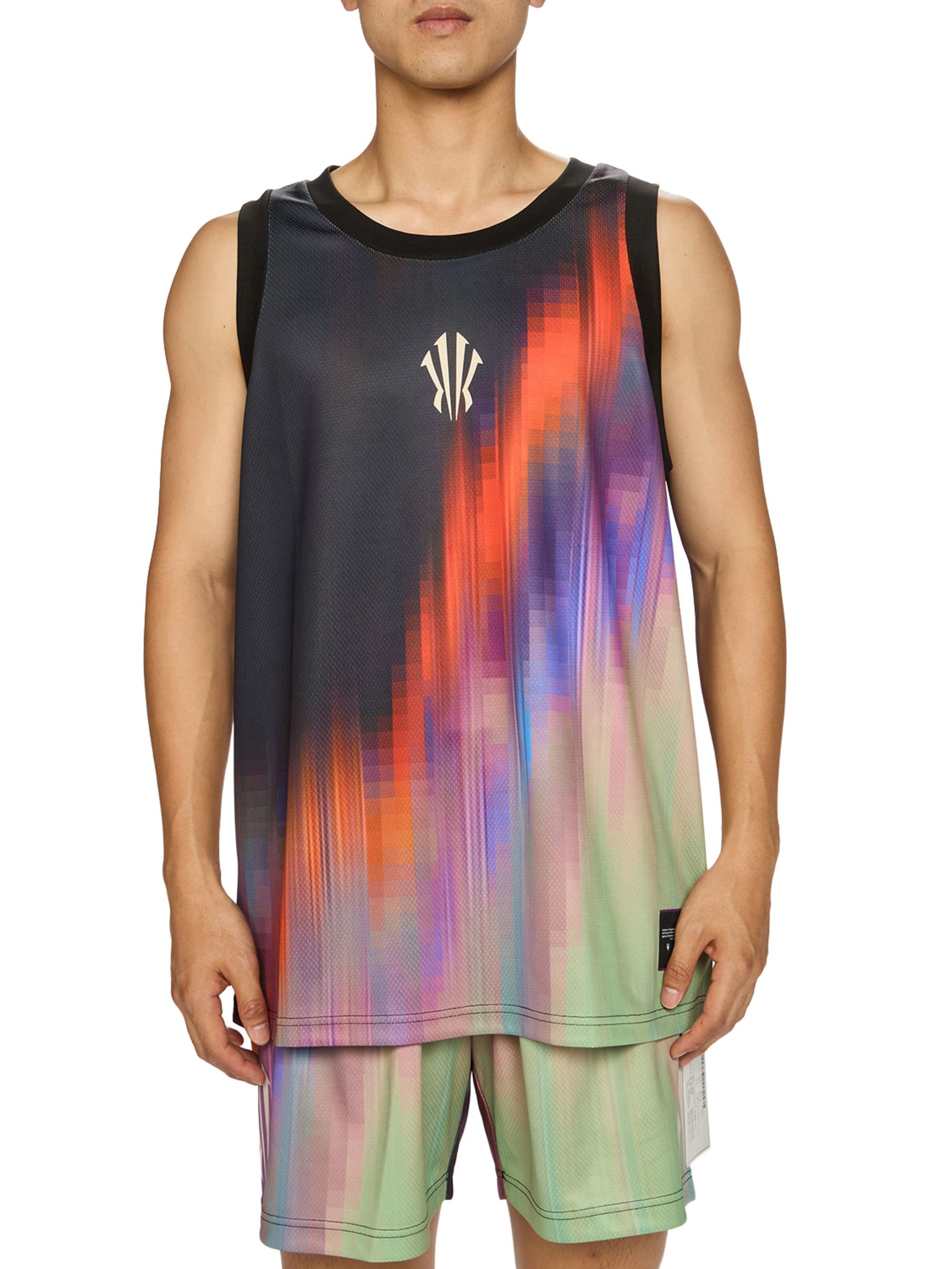 ANTA Shirt 'Anta KAI Jersey'‌‌‌‌‌‌‌‌‌ in Schwarz: Vorderseite