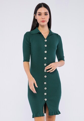 Giorgio di Mare Kleid 'Francesca' in Grün: Vorderseite