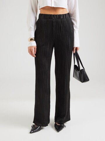 VILA - Loosefit Pantalón 'VIAZURE' en negro: frente