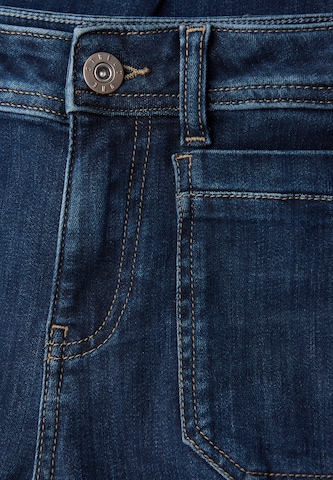 STREET ONE Bootcut Jeans in Blau