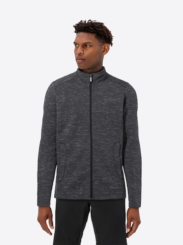 VAUDE Outdoorjas 'Tikoma Fleece' in Grijs: voorkant