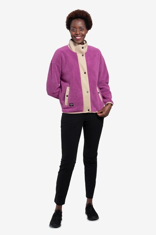 ICEPEAK Athletic fleece jacket 'ABBOTT' in Purple