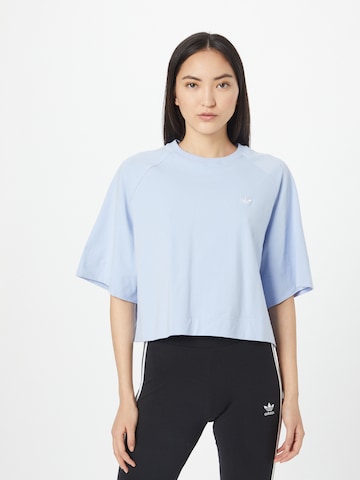 Tricou 'Premium Essentials' de la ADIDAS ORIGINALS pe albastru: față