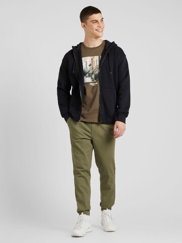 JACK & JONES Tapered Broek 'JPSTGORDON JJDAVE' in Groen