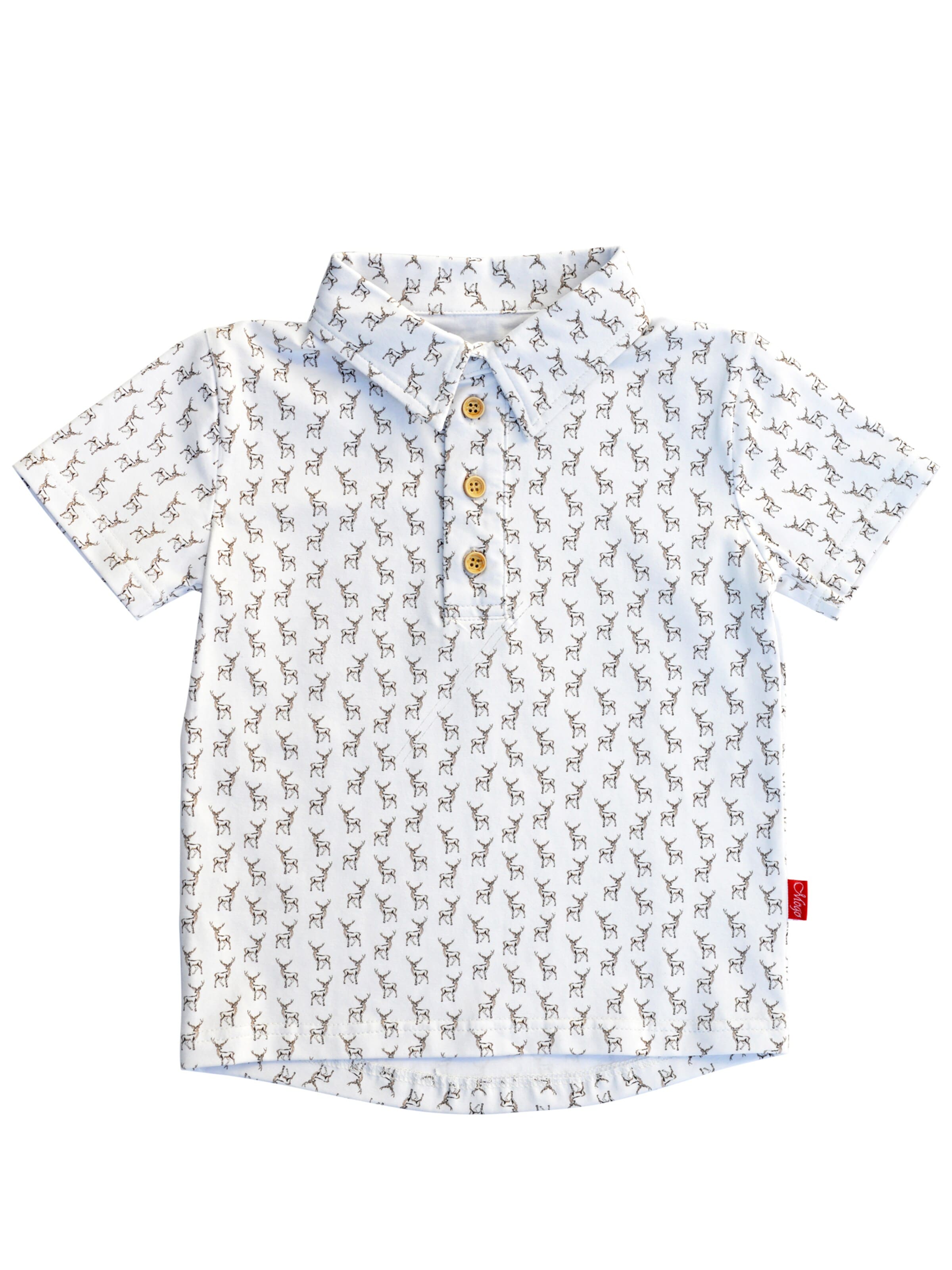 Mogo Shirt 'Hörnle'‌‌‌‌‌ in Beige: Vorderseite