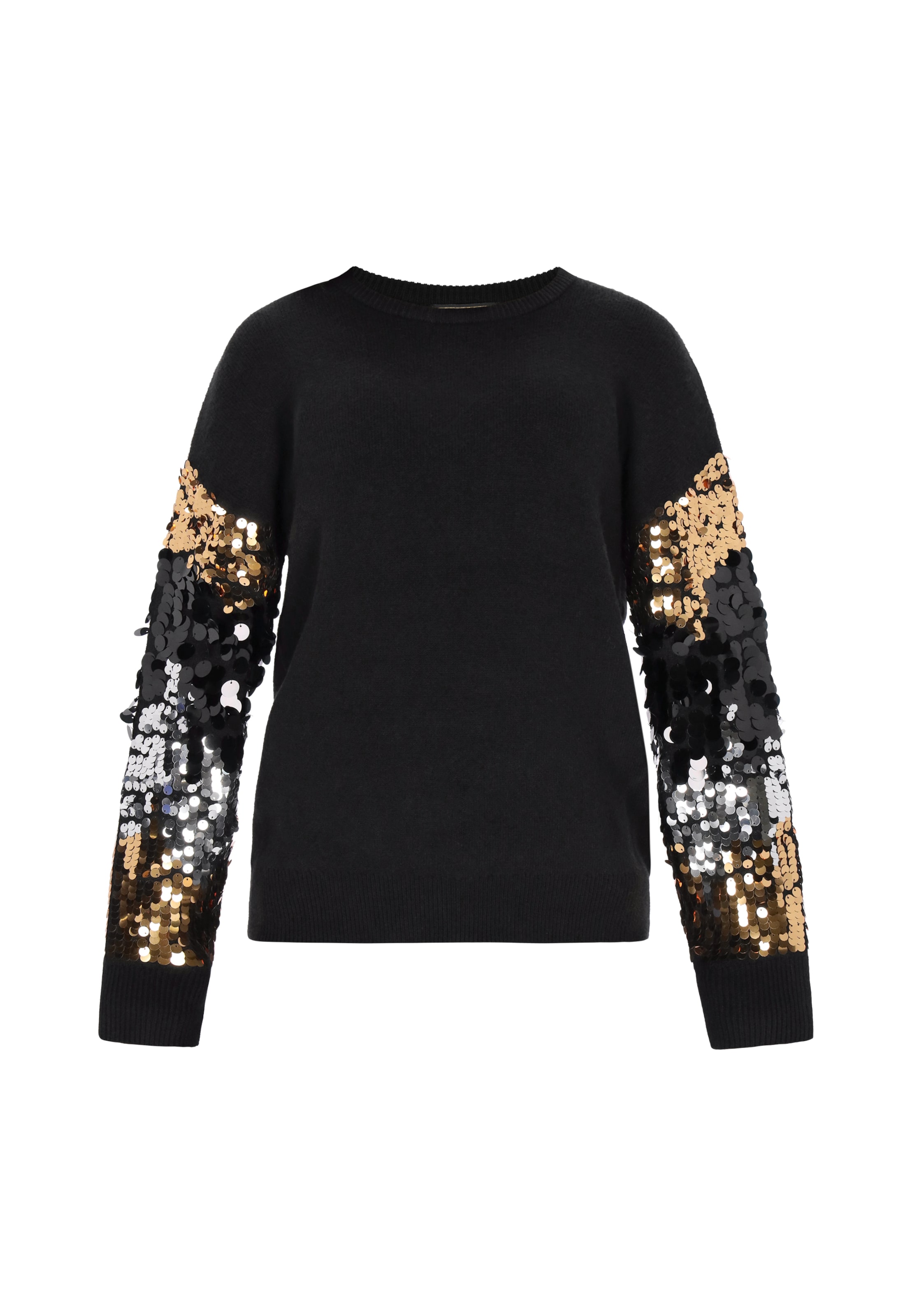 faina Pullover in Schwarz: Vorderseite