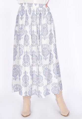 usha FESTIVAL - Falda en azul: frente