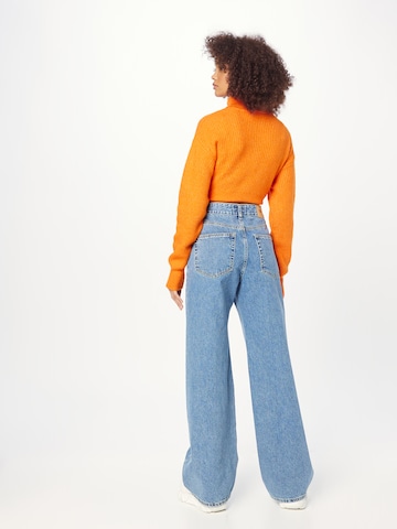 Global Funk Wide Leg Jeans in Blau