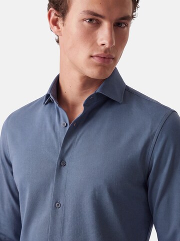 Vercate Slim fit Poslovna srajca 'No. 19' | modra barva