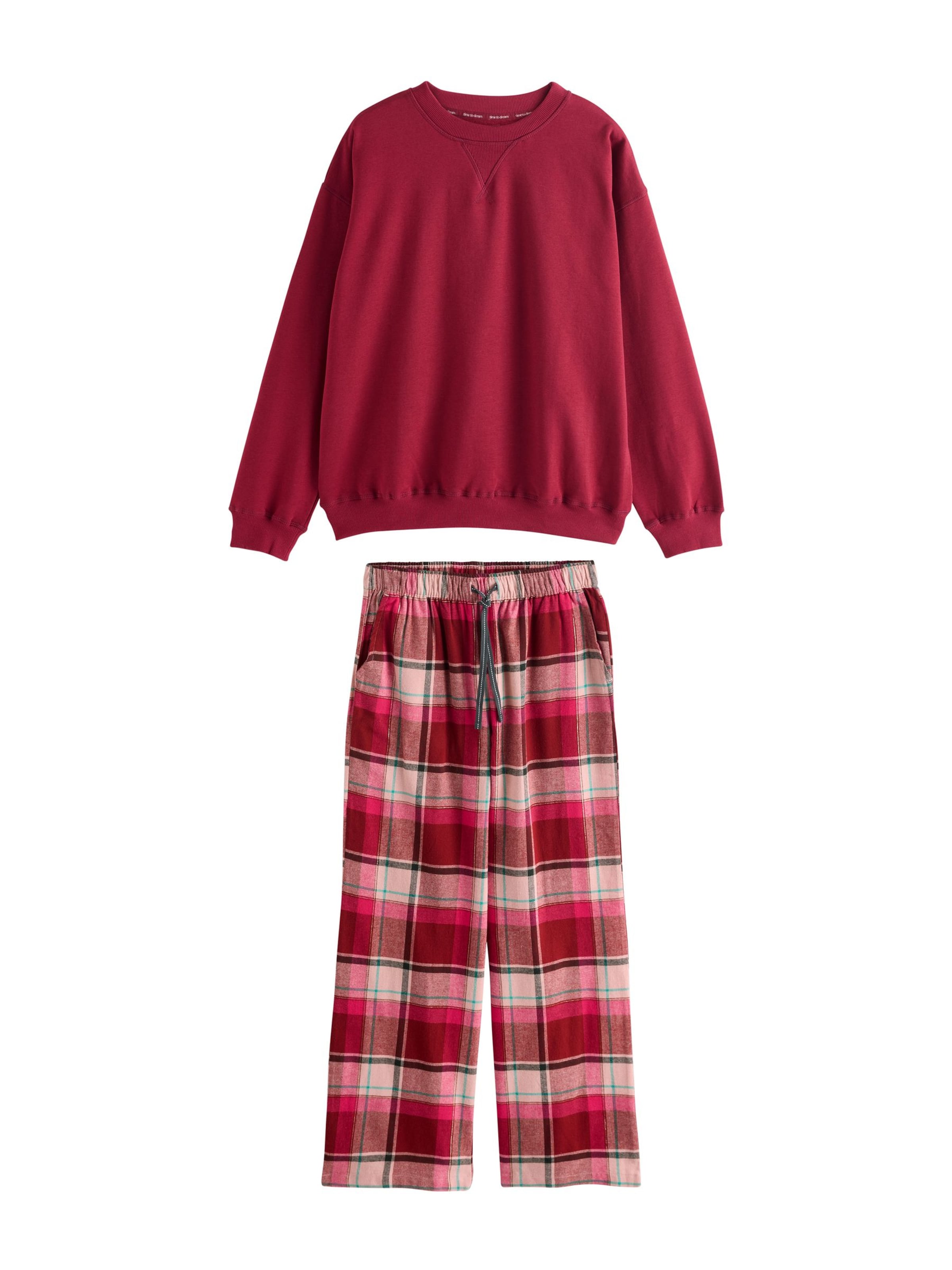 Pigiama di Next in rosso: frontale