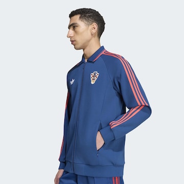 ADIDAS PERFORMANCE Sports sweat jacket 'Croatia Away Anthem' in Blue