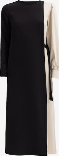 Touche Prive Kleid in hellbeige / schwarz, Produktansicht