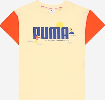 PUMA Shirt in Yellow: front