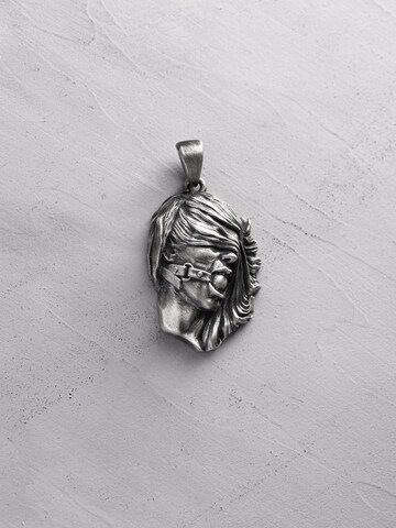 REYTEL Pendant 'SUBMISSIVE' in Silver: front