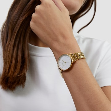 s.Oliver Analoguhr in Gold: Vorderseite