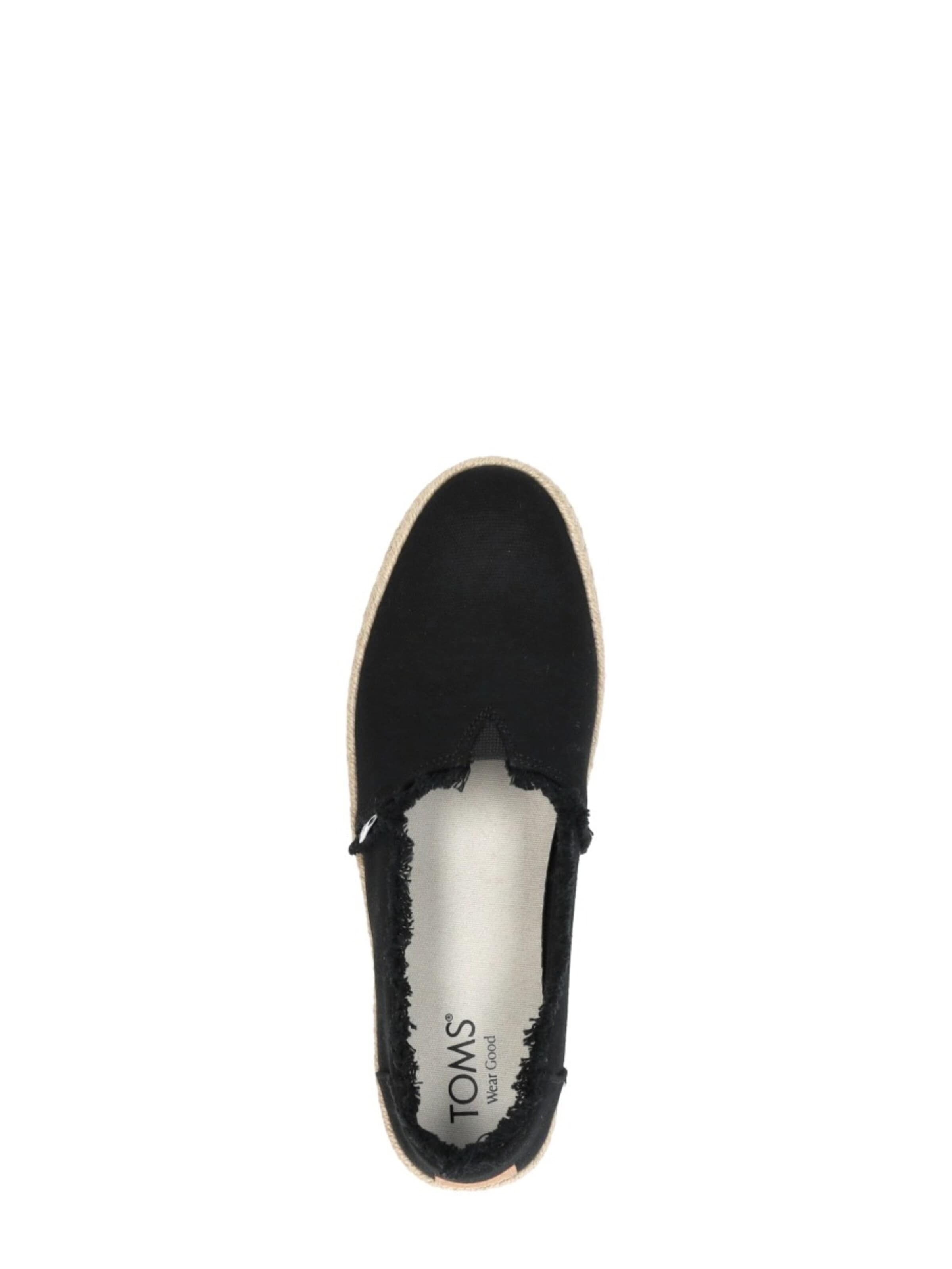 TOMS Espadrilles 'Valencia' in Zwart