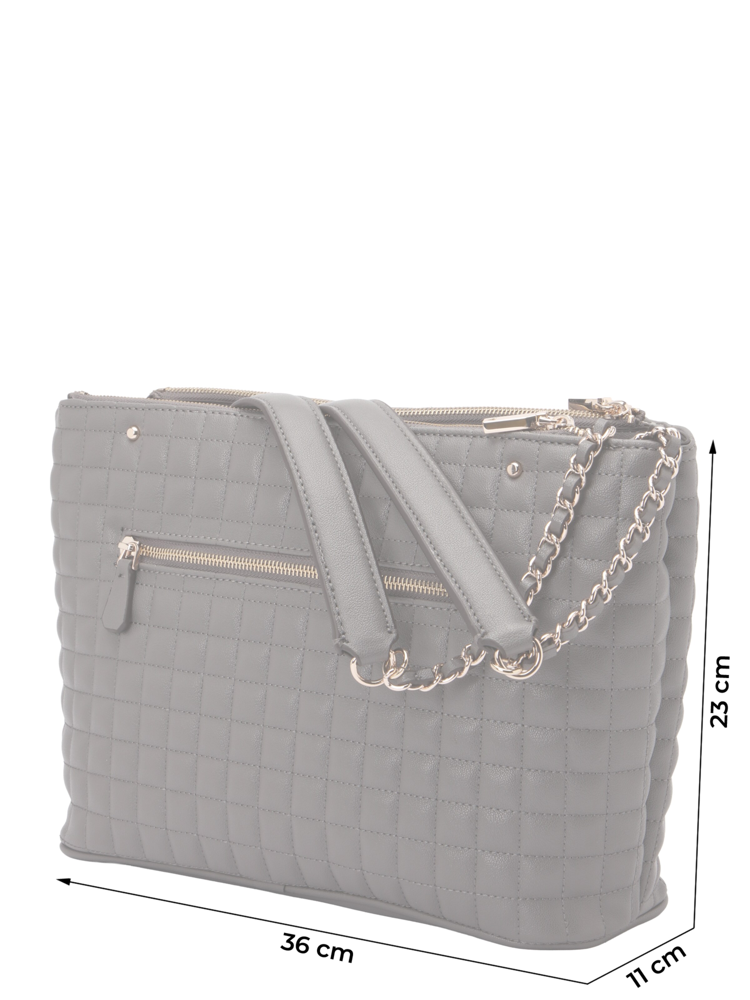 GUESS Наплечная сумка 'NADIRA STATUS TOTE' в Серый