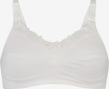 Hunkemöller T-shirt Nursing Bra in White: front