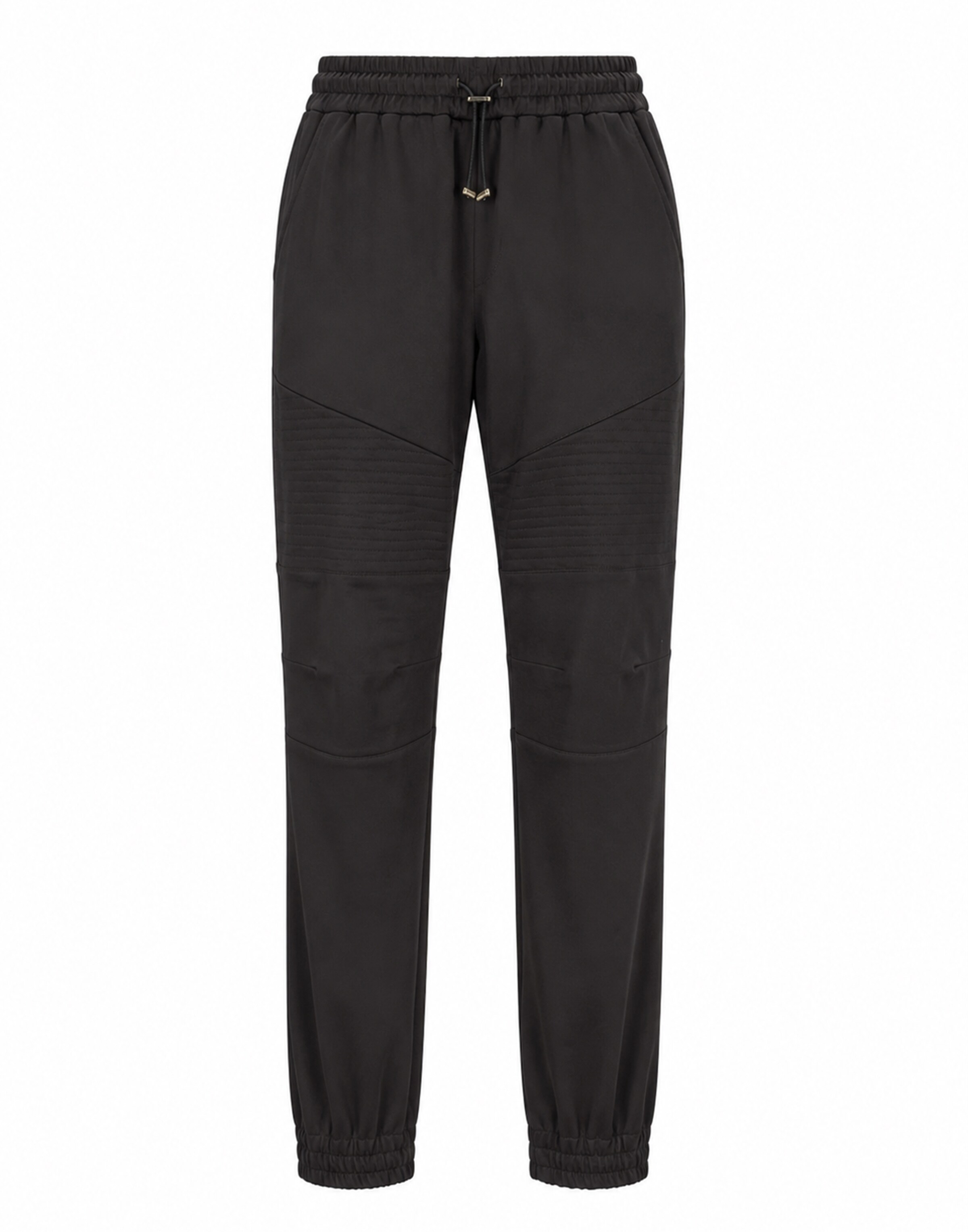 Philipp Plein Tapered Trousers in Black: front