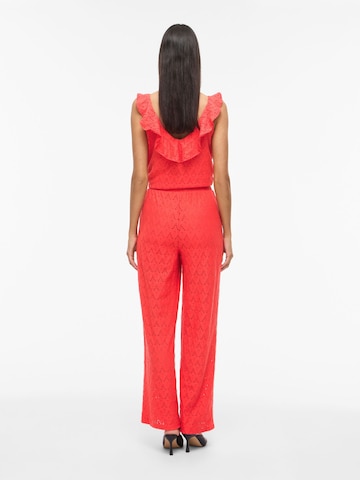 Wide Leg Pantalon 'VIAmalina' VILA en rouge