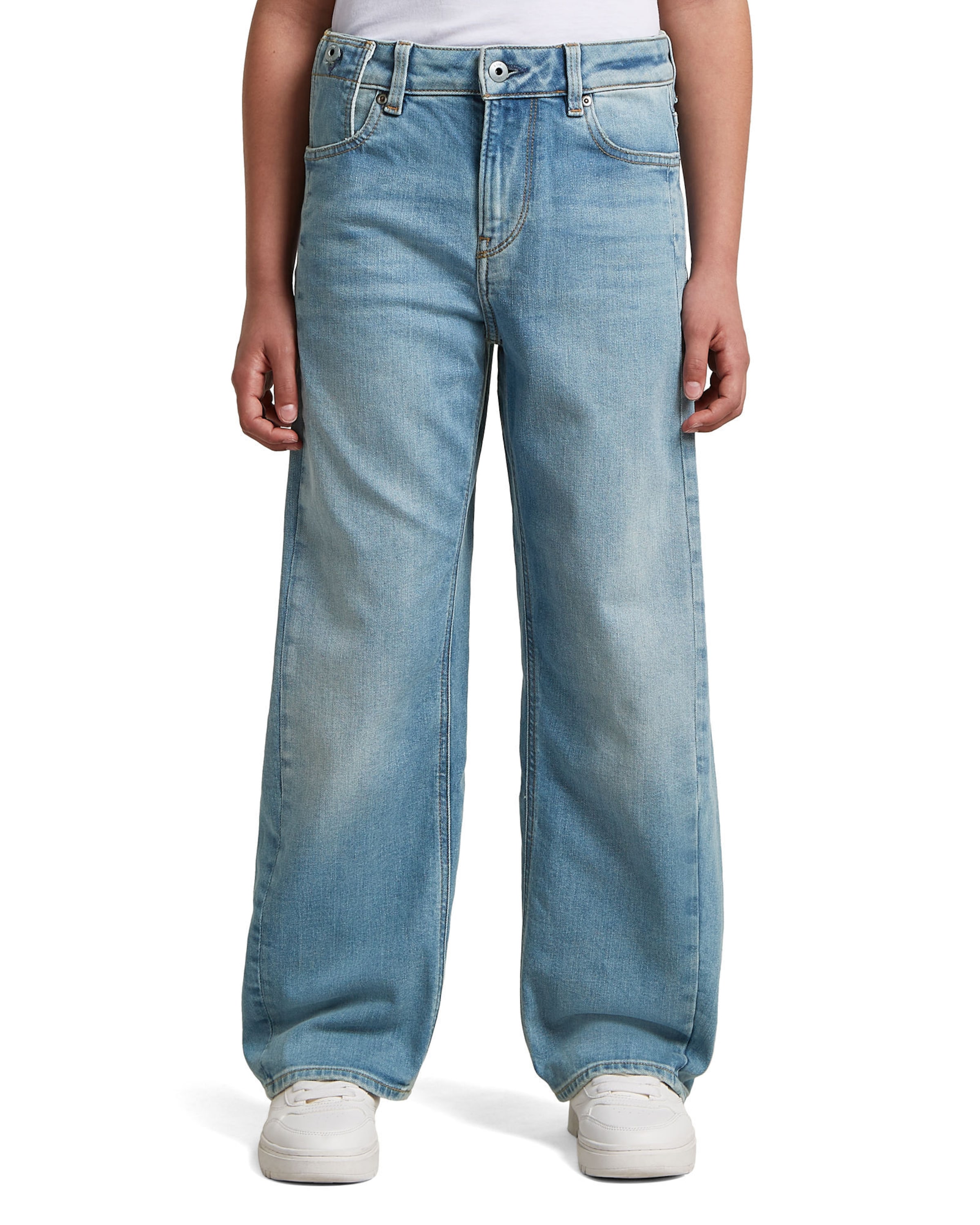 G-STAR Loosefit Jeans 'Boys Bend Loose Jeans' in Blauw: voorkant