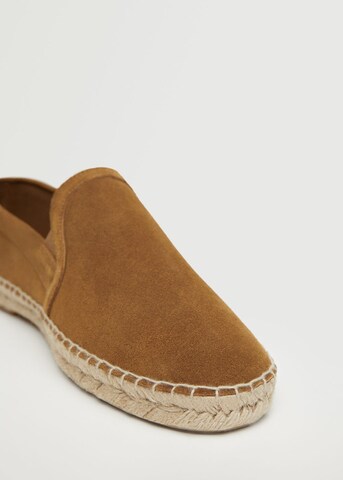 MANGO MAN Espadrilles 'Yute' in Braun