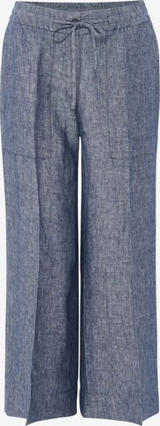 OPUS Loose fit Pleated Pants 'Madeka' in Blue: front