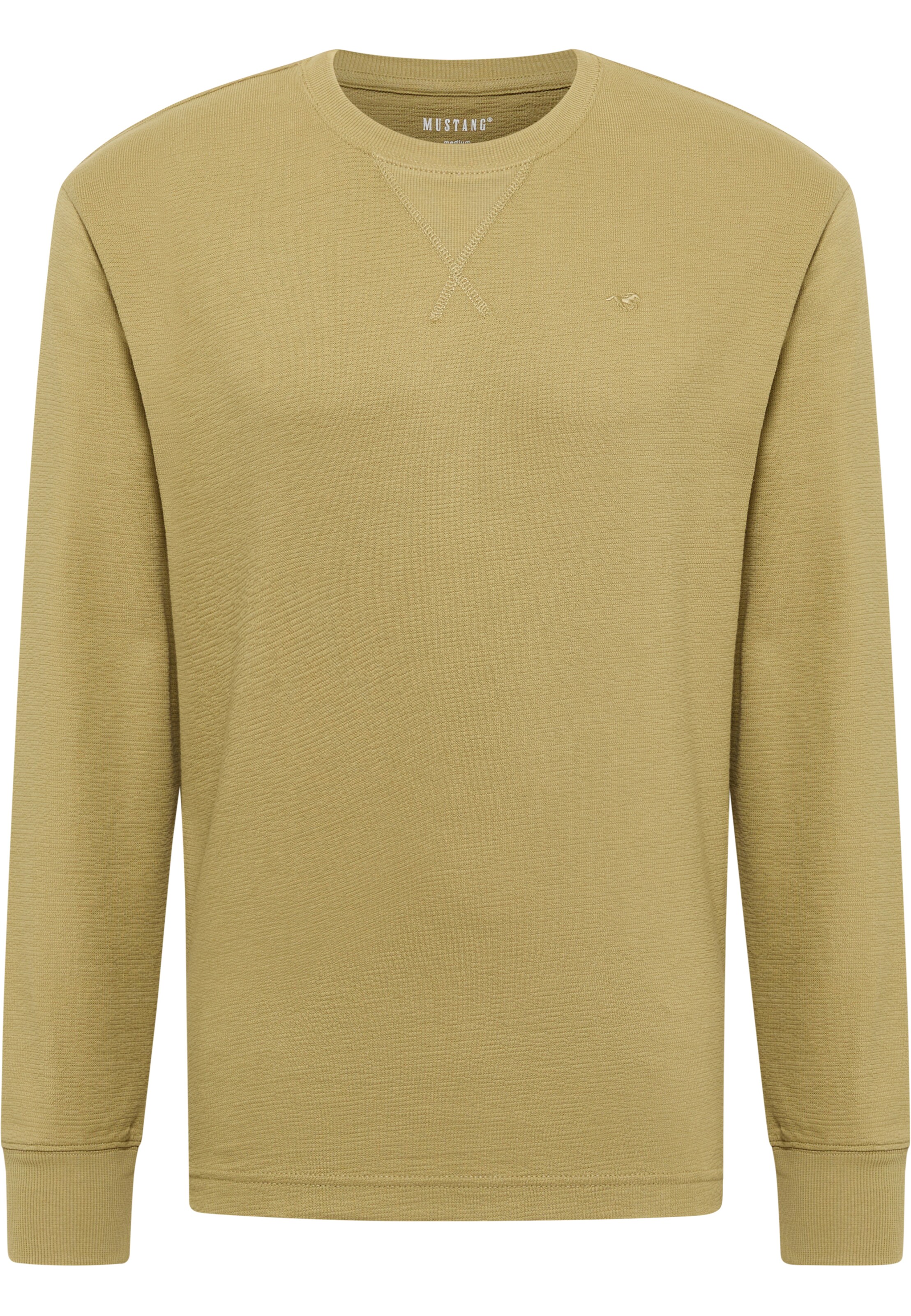 MUSTANG Shirt 'Asheville' in Green: front