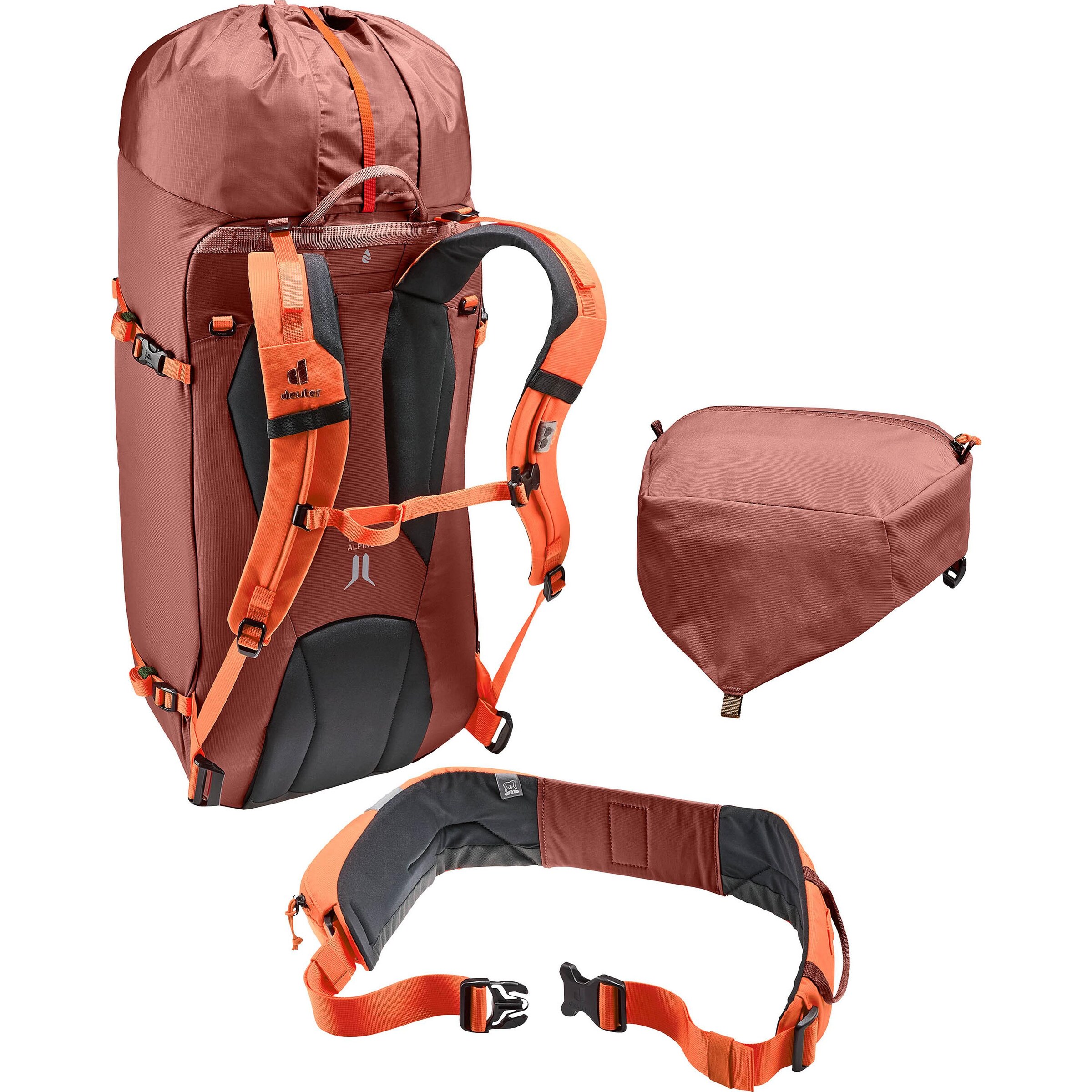 DEUTER Sports Backpack 'Guide' in Red