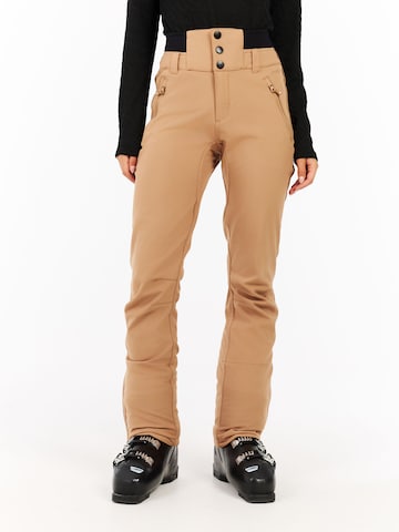 PROTEST Slimfit Sporthose 'PRTLULLABYOS'‌‌‌‌‌‌‌‌‌‌ in Braun