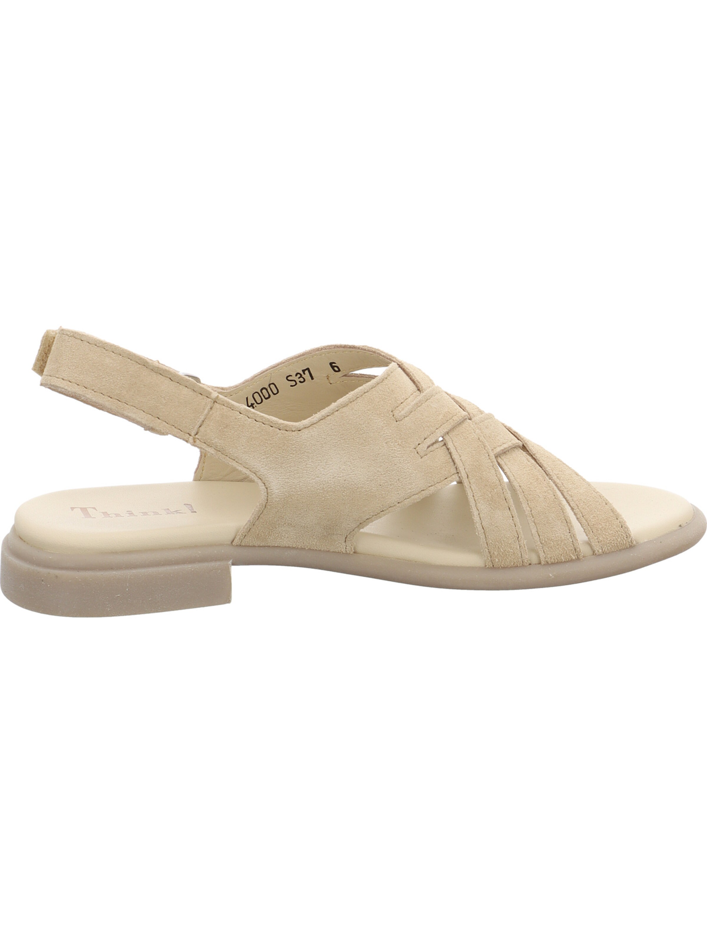 THINK! Strap Sandals 'Kamaa' in Beige