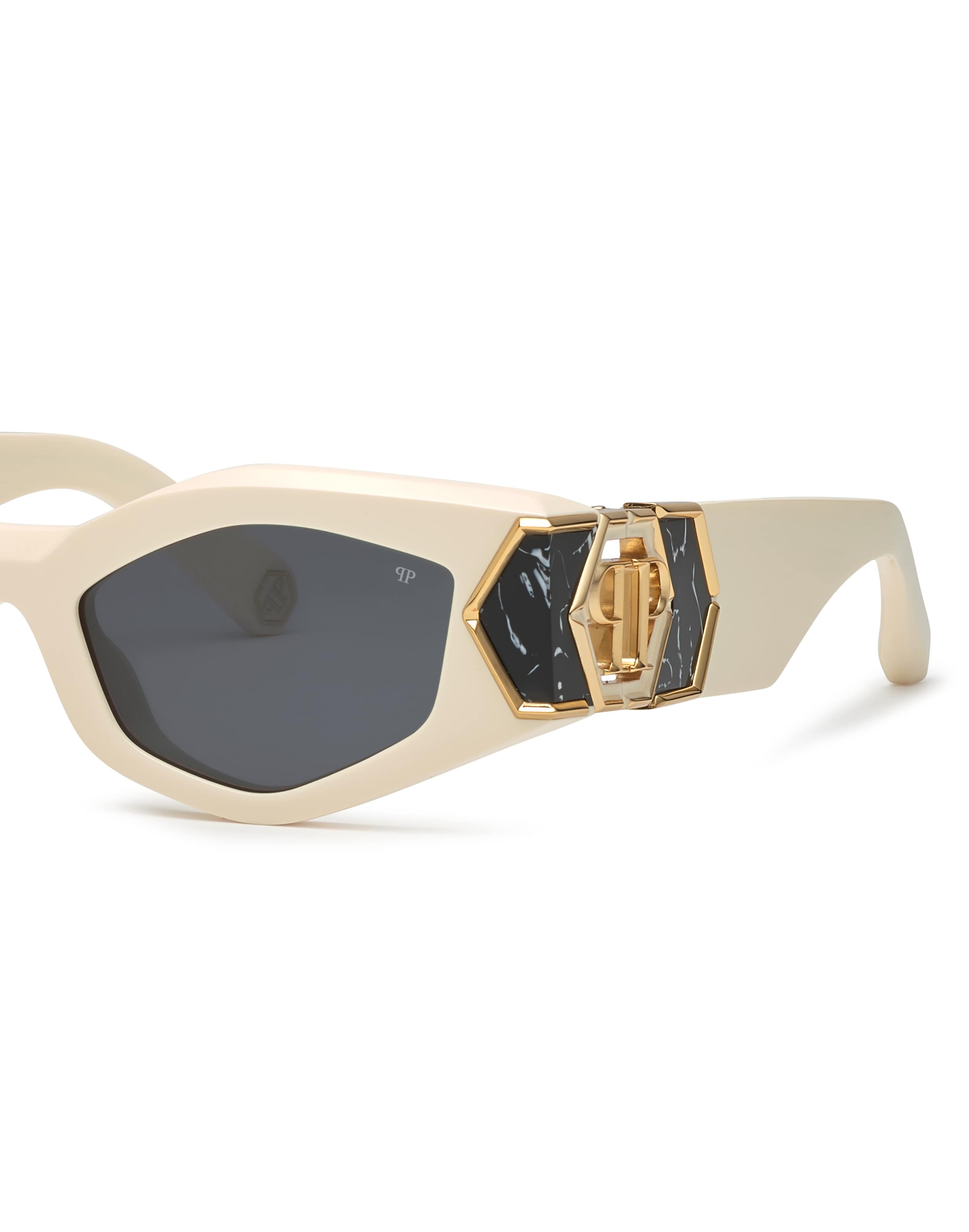 Philipp Plein Sonnenbrille in Beige