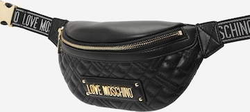Love Moschino Bæltetaske i sort: forside