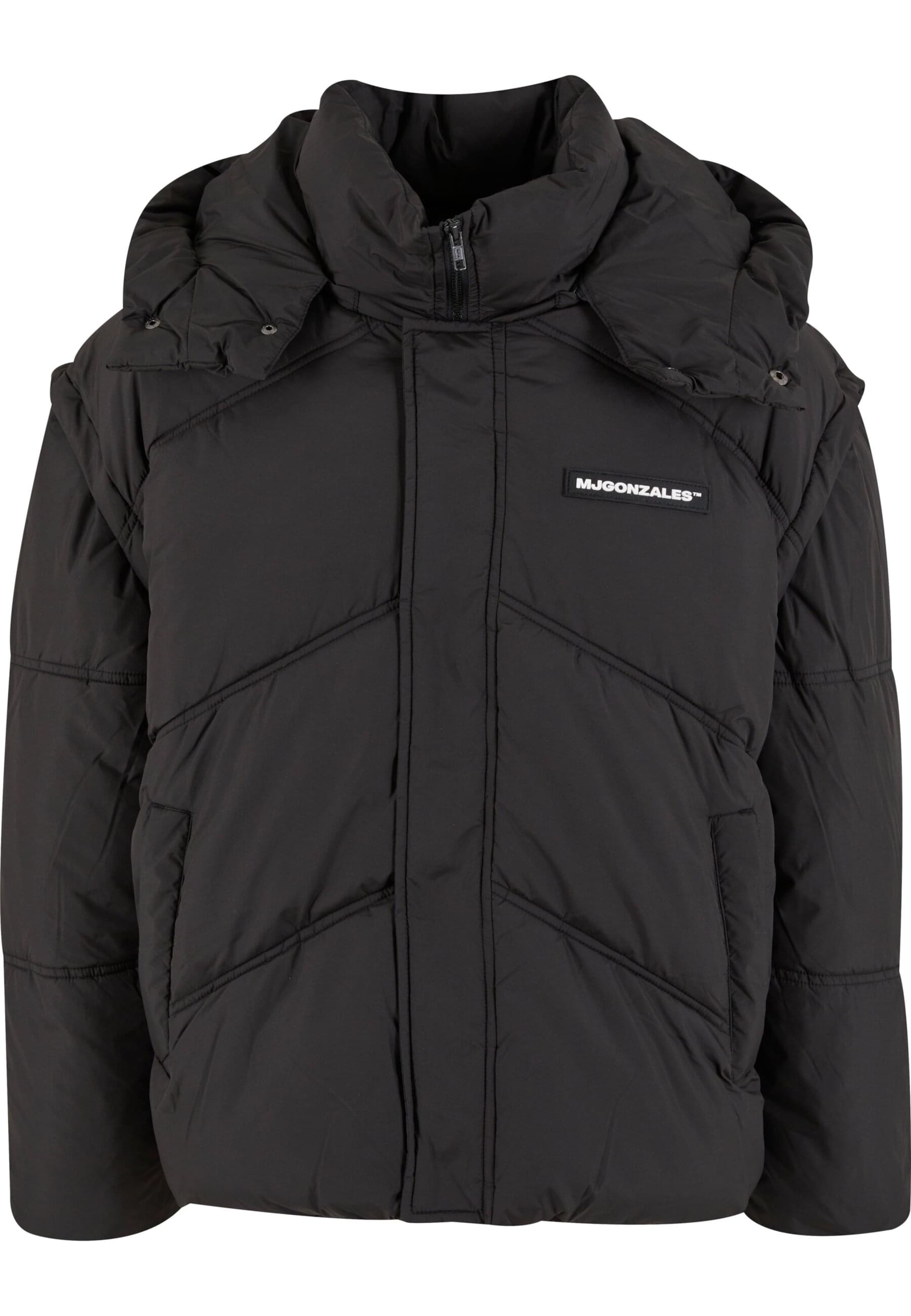 MJ Gonzales Winter jacket in Black: front