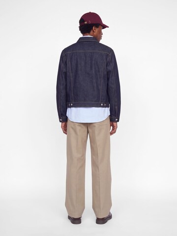 JACK & JONES Loose fit Trousers with creases in Beige