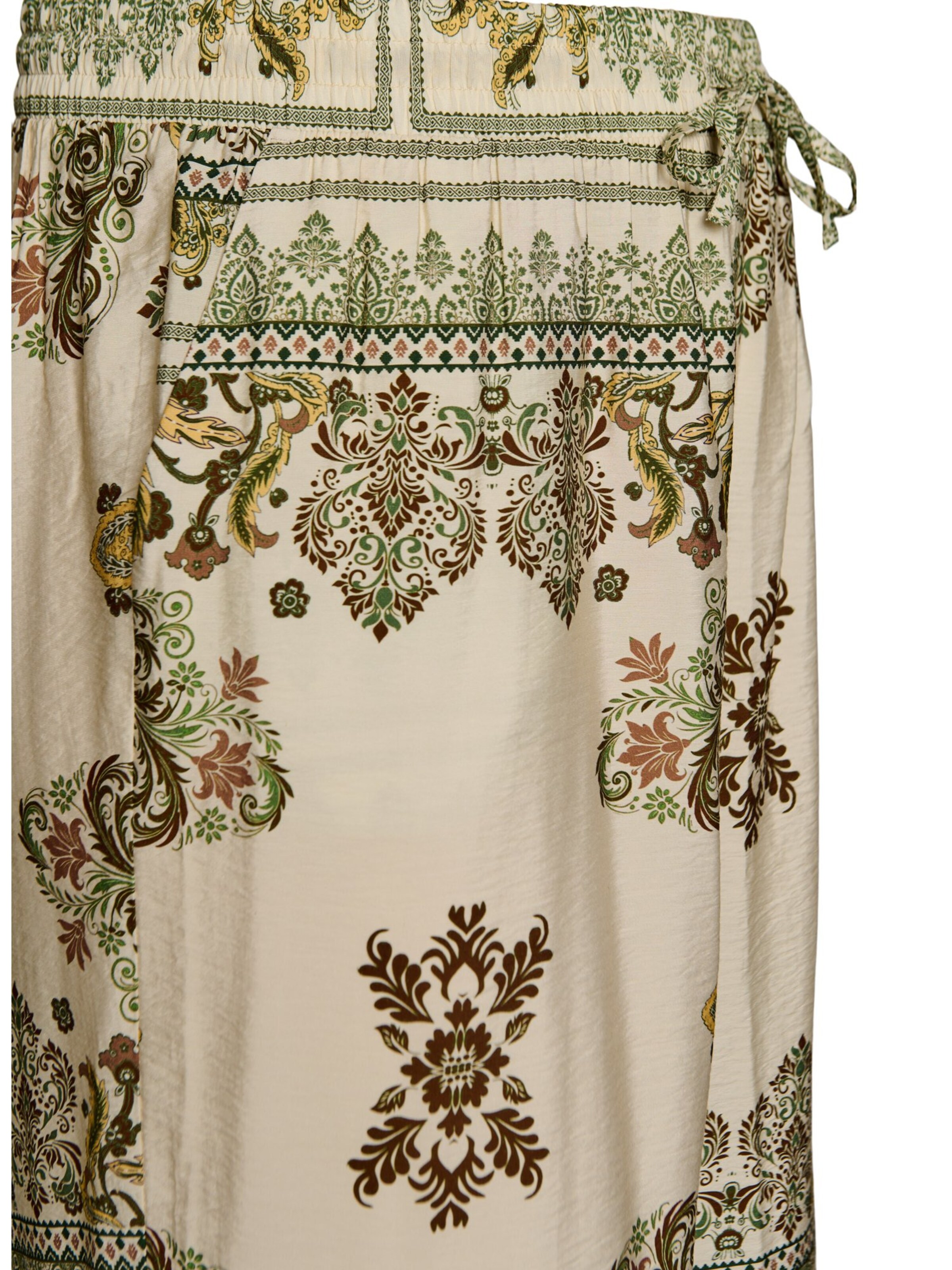 Zizzi Voľný strih Nohavice 'Mestea' - Zelená